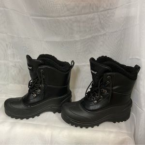 Riemot Black Motorcycle Snow Waterproof & Slip-Resistance Winter Boots M8 W’s 9